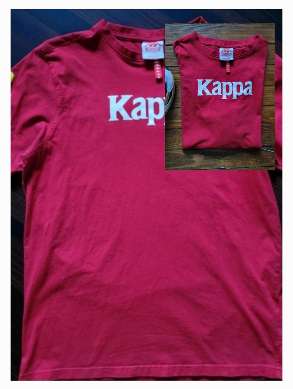 Kappa Red Short-Sleeve Tee Logo